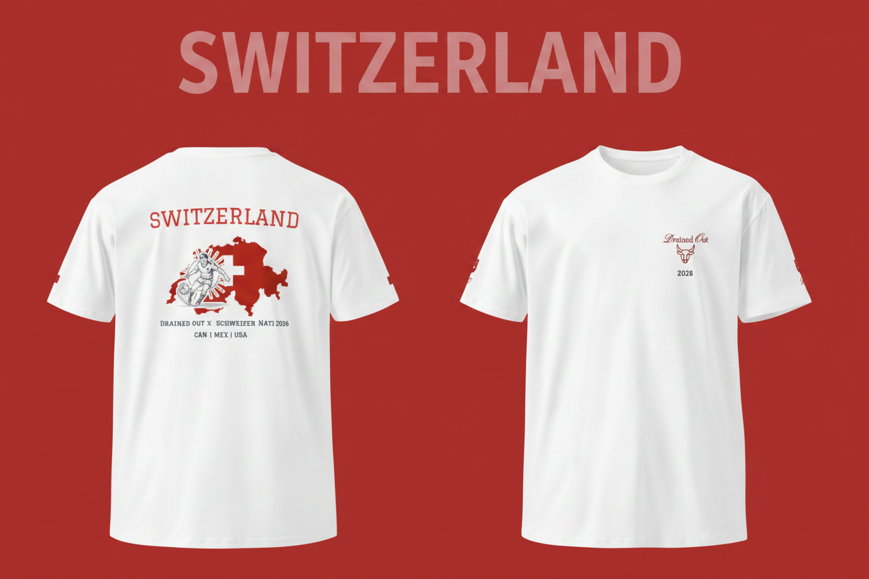 T - Shirt - Drained out x Schweizer Nati 2026 - Switzerland