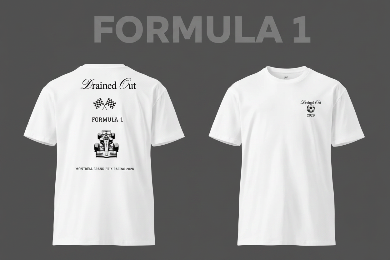 T- Shirt - Drained Out x Formula 1 - Unisex Premium Tee