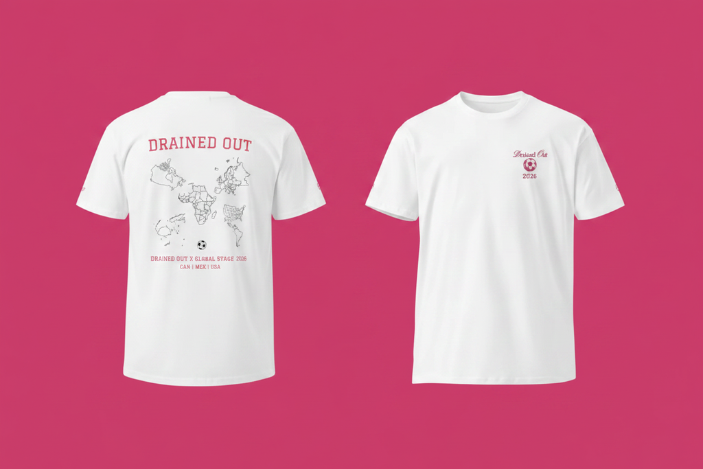 T-Shirt - Drained Out X Global Stage -Unisex Premium -Pink